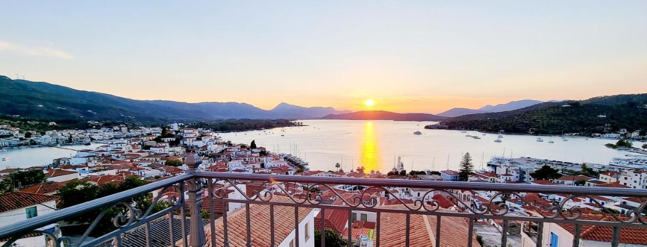 Panoramic View Daire Poros Town Dış mekan fotoğraf