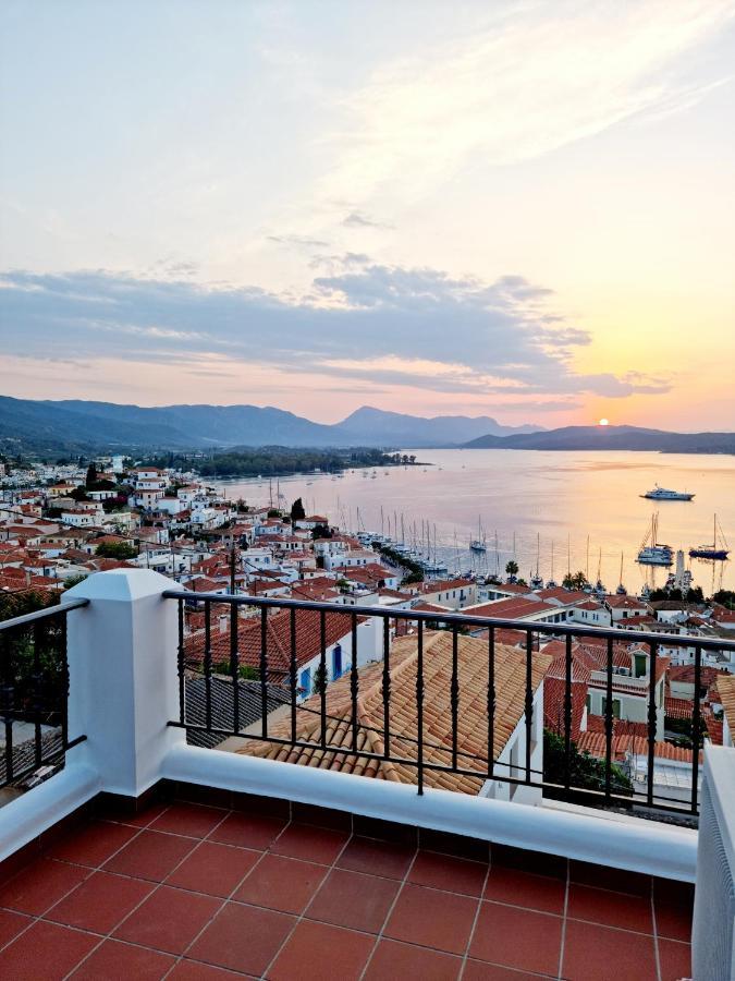 Panoramic View Daire Poros Town Dış mekan fotoğraf