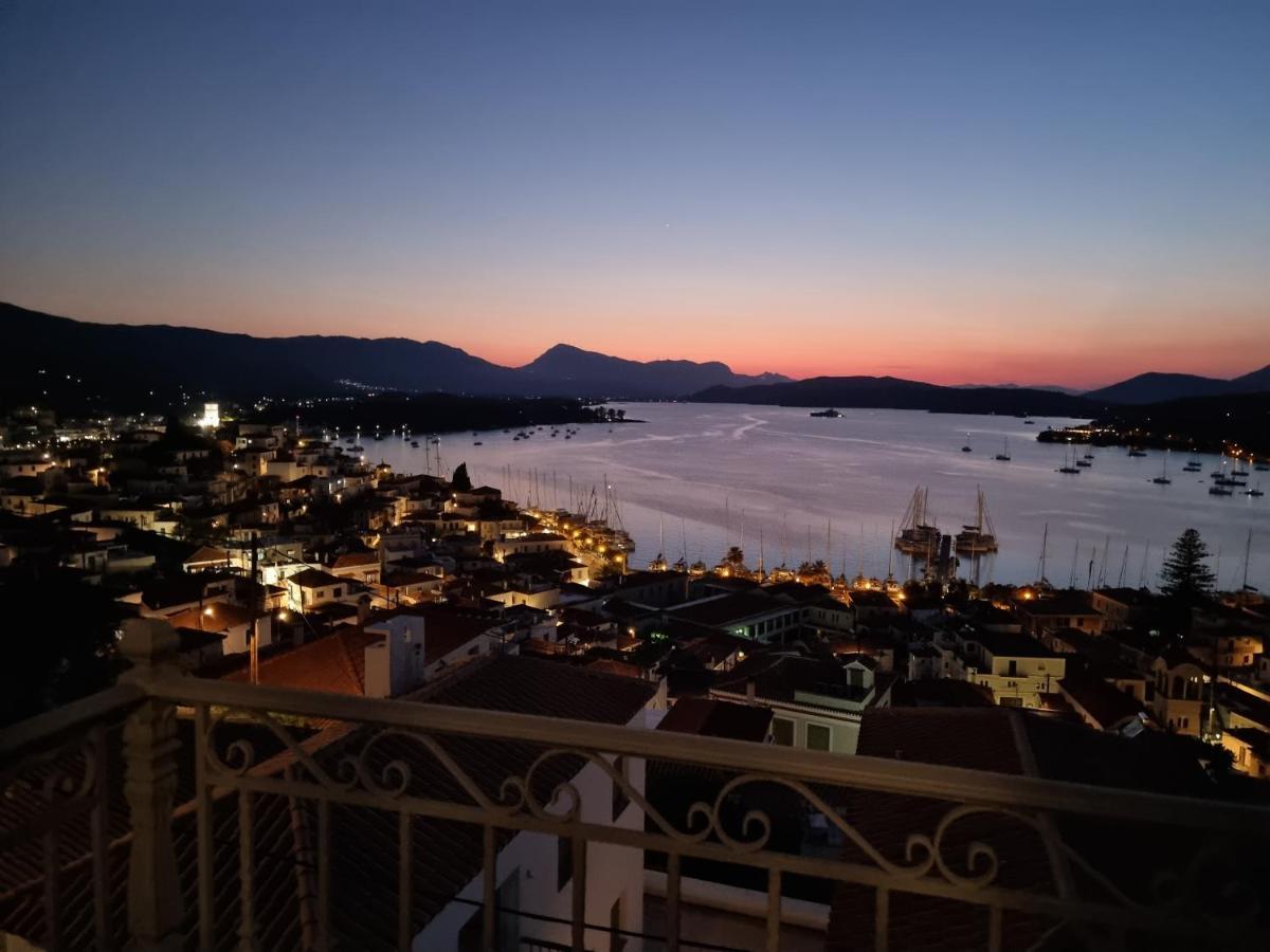 Panoramic View Daire Poros Town Dış mekan fotoğraf